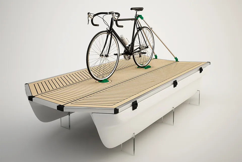 Fahrradfloß — 2/22